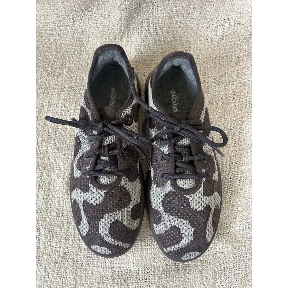 Allbirds Tree Runners Limited Edition Fungi Camo Brown Sneakers Womens Size 8 - Picture 2 of 7